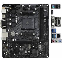Материнская плата ASRock sAM4: B550M-HDV [AMD B550, 2*DDR4, 1*PCIEx16, 1*PCIEx1, 4*Sata3, 1*M.2, 4 порта*USB3, D-Sub, DVI, HDMI, microATX]