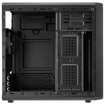Корпус AeroCool Mini-Tower  Qs-180 Black (без БП, 2xUSB2.0, 1xUSB3.0, ) 4713105952919