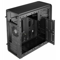 Корпус AeroCool Mini-Tower  Qs-180 Black (без БП, 2xUSB2.0, 1xUSB3.0, ) 4713105952919