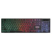 Клавиатура Smartbuy ONE 240, проводная, мультимедийная, USB, с подсветкой, черный (SBK-240U-K)
