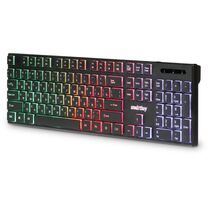 Клавиатура Smartbuy ONE 240, проводная, мультимедийная, USB, с подсветкой, черный (SBK-240U-K)