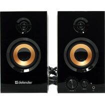 Акустическая система Defender Aurora S20 2.0 20W, mini Jack 3.5 мм + RCA, черный (65419)