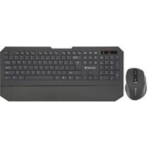 Комплект (клавиатура +мышь) Defender Berkeley C-925 беспроводной, классический, USB, черный (45925)