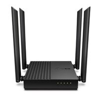 Маршрутизатор: TP-Link Archer C64 (2.4+5 ГГц, 4х10/ 100/ 1000 Мбит/ с, 5 ГГц 867 Мбит/ с, 2,4 ГГц 300 Мбит/ с)Archer C64
