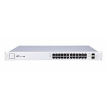 Управляемый PoE-коммутатор 26 портов: Ubiquiti UniFi Switch 24-250W (24х1Гбит/ с,2хSFP,24хPoE,PoE‑бюджет 220 Вт) 3 уровня