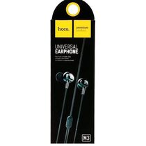 Гарнитура внутриканальная HOCO M3 с микрофоном, mini jack 3.5 mm, черный (M3)