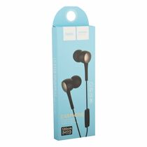 Гарнитура внутриканальная HOCO M19 Drumbeat с микрофоном, mini jack 3.5 mm, черный (M19)