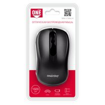 Мышь Smartbuy ONE 378 оптическая, беспроводная, USB, офисная, черный (SBM-377AG-K)