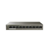 Неуправляемый POE-коммутатор 10 портов: Tenda TEF1110P-8-63W (10x10/ 100 ;8xPOE ; PoE‑бюджет 63 Вт) корпус - металл