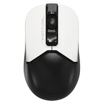 Мышь A4Tech FG12S Panda оптическая, беспроводная, Радио USB, игровая,  бело-черная (FG12S)