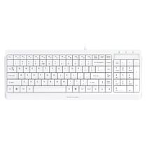 Клавиатура A4Tech FK15, проводная, классическая, USB, белый, кабель 1,5 м (FK15)
