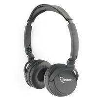 Гарнитура полноразмерная Gembird BHS-100 без микрофона, игровые, Bluetooth, черный (BHS-100)