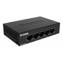 Неуправляемый коммутатор 05 портов: D-Link DGS-1005D ( 5x1Гбит/ с) корпус - металл