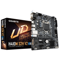 Материнская плата Gigabyte LGA1200: H410M S2H V2 [H410, 2*DDR4, 1*PCIEx16, 2*PCIEx1, 4*Sata3, 1*M.2, 4 порта*USB3, D-Sub, DVI, HDMI, microATX]