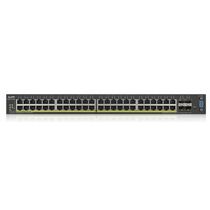 Управляемый PoE-коммутатор 52 порта: Zyxel XGS2210-52HP-EU0101F (48х1Гбит/ с,4хSFP+,48хPoE,PoE‑бюджет 375 Вт) 2 уровня