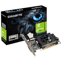 Видеокарта PCI-e: GeForce GT710 Gigabyte (2Gb, GDDR3, 64 bit, 1*DVI, 1*HDMI, 1*D-Sub) GV-N710D3-2GLV2.0