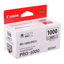 Картридж Canon PFI-1000PGY Photo Gray 80мл (imagePROGRAF PRO-1000)