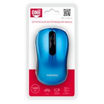 Мышь Smartbuy ONE 378 оптическая, беспроводная, USB, офисная, синий (SBM-378AG-B)