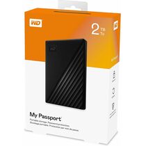 Внешний жесткий диск HDD 2.5" 2Tb WD Original My Passport USB 3.0 Черный (WDBYVG0020BBK-WESN)