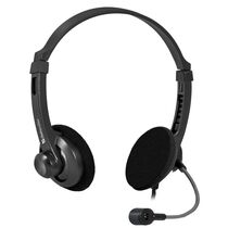 Проводные наушники накладная Defender Aura 104 с микрофоном, jack 3.5 mm, черный (63104)