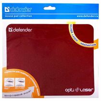 Коврик для мыши Defender Silver Opti-Laser (пластиковый) 220х180х0.4мм (50410)