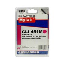 Картридж Canon CLI-451XLY Yellow 12ml, Dye MyInk (PIXMA iP7240/ MG6340/ 5440/ 7140)