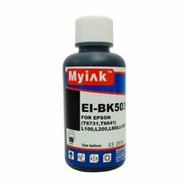Чернила EPSON (T6731/ T6641) L100/ L200/ L800/ L1800 (100мл, black, Dye) EI-BK503 MyInk
