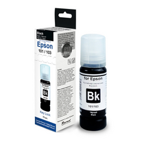 Чернила EPSON серия L, Key Lock, L1110/ L3100/ L3101/ L3110/ L3150/ L3151/ L3156/ L3160/ L4150/ L5190/ L6160  Black, Dye, 70 мл. Revcol (аналог 6135)