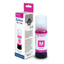 Чернила EPSON серия L, Key Lock, L1110/ L3100/ L3101/ L3110/ L3150/ L3151/ L3156/ L3160/ L4150/ L5190/ L6160 Magenta, Dye, 70 мл. Revcol (аналог 6137)