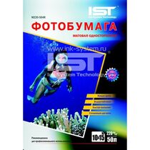 Фотобумага IST односторонняя, матовая, 4R 10х15 220 гр/ м2, 50л (M220-504R) для струйной печати