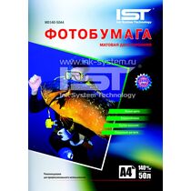 Фотобумага IST двусторонняя, матовая, A4 (210х297) 140 гр/ м2, 50л (MD140-50A4) для струйной печати