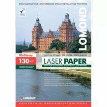 Фотобумага Lomond DS Glossy, двусторонняя, глянцевая, A4, (210х297 мм) 130 гр/ м2, 250л (0310141) для лазерной печати