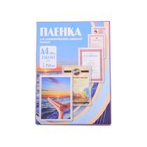 Пленка для ламинатора A4, глянцевая, 250 мкм., упаковка 100 шт., Office Kit