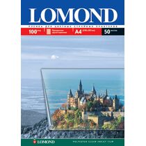 Пленка Lomond PET Ink Jet Film, двусторонняя, прозрачная, A4, 100 мкм, 50л (0708415) для струйной печати