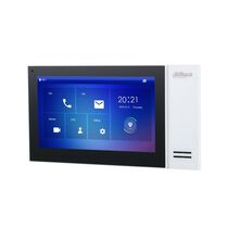 Видеодомофон IP Dahua, 7 дюймов, 1024*600, белый, карта до32 Gb (DH-VTH2421FW-P)