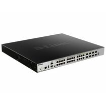 Управляемый PoE-коммутатор D-Link DGS-3630-28PC (20х1Гбит/ с,4хRJ45/ SFP,4хSFP+,24хPoE,PoE‑бюджет 370 Вт) 3 уровня