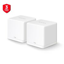 Wi-Fi Mesh система: MERCUSYS Halo H30G(2-pack) (2.4+5 ГГц, 2х1Гбит/ с, 5 ГГц 867 Мбит/ с, 2,4 ГГц 400 Мбит/ с) Halo H30G(2-pack)