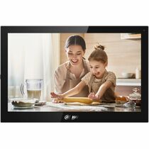 Видеодомофон IP Dahua, 10 дюймов, 1024*600, черный, карта до256 Gb, WiFi (DHI-VTH5341G-W)