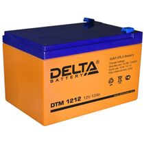 АКБ 12 V 12,0 Ah Delta (DTM 1212) для использования в ИБП, срок службы до 6 лет.