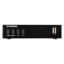 Приставка TV DVB-T2 Starwind CT-220 черный