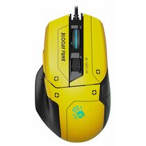 Мышь A4Tech Bloody W70 MAX оптическая, проводная, USB, игровая, с подсветкой, черный/ зеленый (W70 MAX PUNK)