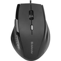 Мышь Defender Accura MM-362 оптическая, проводная, USB, офисная, черный (52362)