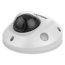 Видеокамера IP 2 Mp уличная Hikvision купольная, f: 2.8 мм, 1920*1080, ИК: 30 м, антивандальная, карта до 256 Gb, Wifi, микрофон (DS-2CD2523G2-IWS (2.