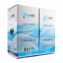 Кабель Cu FTP, Внутренний, 4x2x0.48, бухта 305м., Cat5e, SkyNet (CSS-FTP-4-CU)