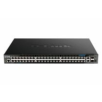 Управляемый PoE-коммутатор 52 порта D-Link DGS-1520-52MP (44х1Гбит/ с, 4х2,5Гбит/ с, 2х10Гбит/ с, 2хSFP+, 48хPoE, PoE‑бюджет 370 Вт) 3 уровня