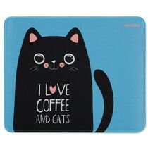 Коврик для мыши Smartbuy Cat S офисный, резина+ткань, 280×230×3 мм (SBMP-104-CT)