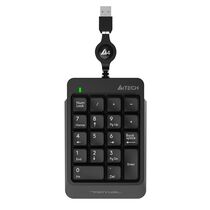 Клавиатура A4Tech Fstyler FK13, проводная, числовой блок, USB, серый, кабель 0,7 м (FK13)