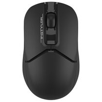 Мышь A4Tech Fstyler FB12 оптическая, беспроводная, USB, офисная, черный (FB12 BLACK)