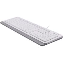 Купить Клавиатура A4Tech Fstyler FKS10, проводная, классическая, USB, белый, кабель 1,5 м (FKS10 WHITE) в Симферополе, Севастополе, Крыму