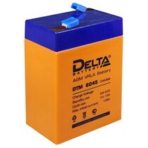 АКБ 6 V 4.5 Ah Delta (DTM 6045) для использования в ИБП, срок службы до 6 лет.